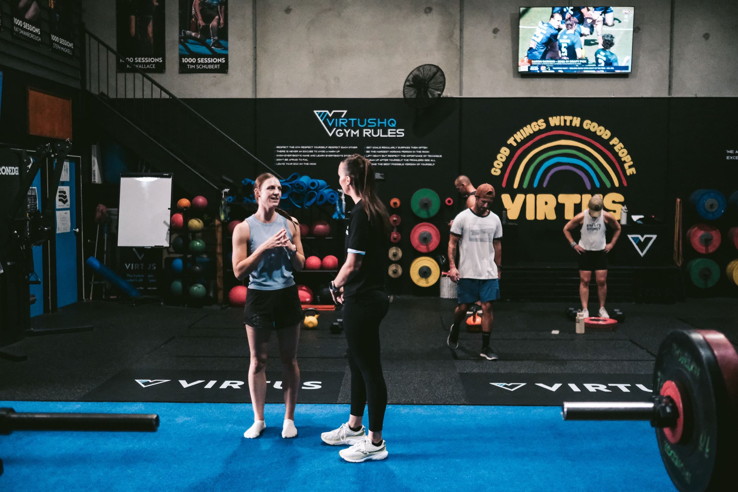 An everyday member strength training